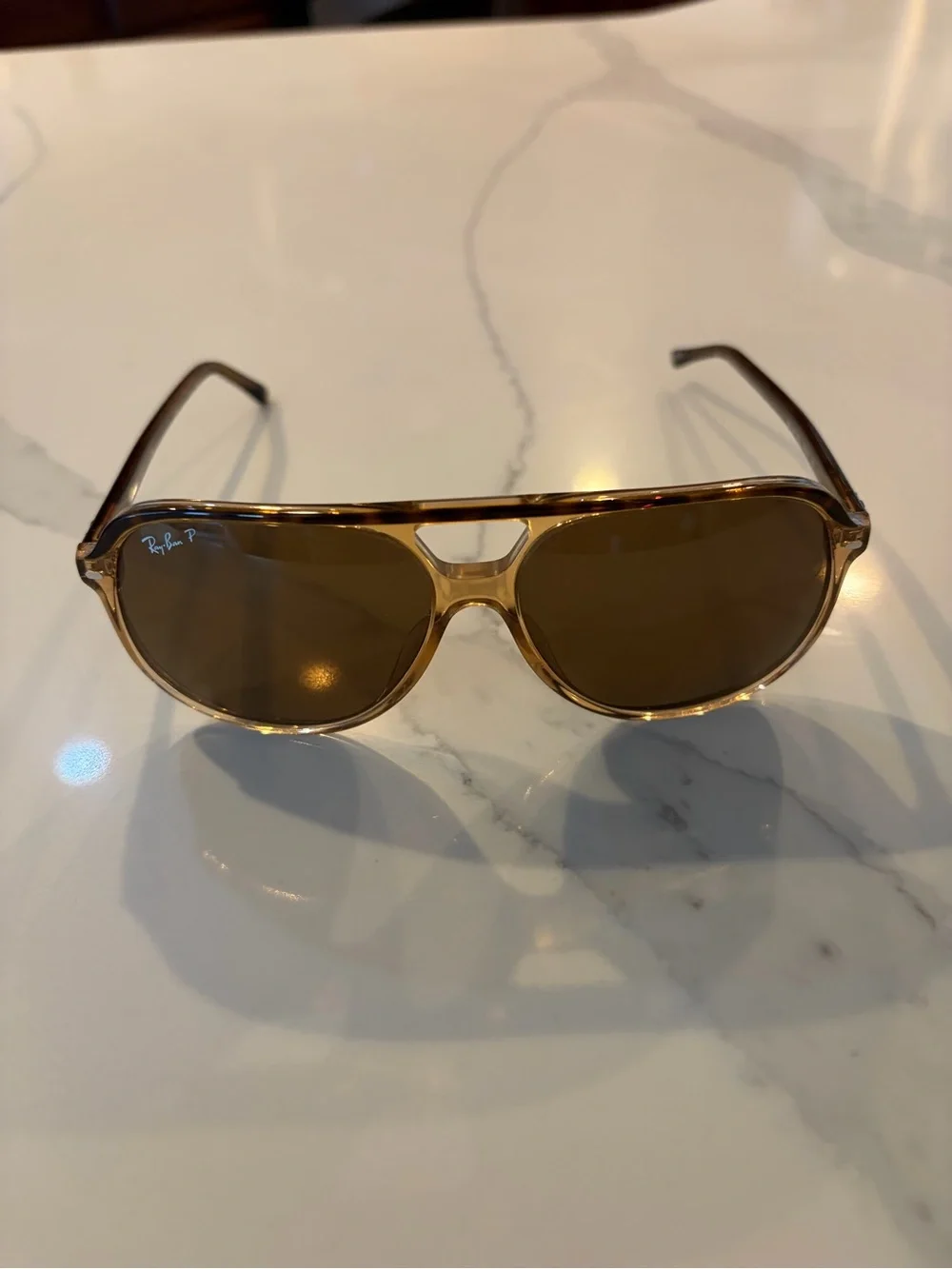 Ray-Ban Men's Sunglasses — Tortoiseshell Frame with Brown Lenses